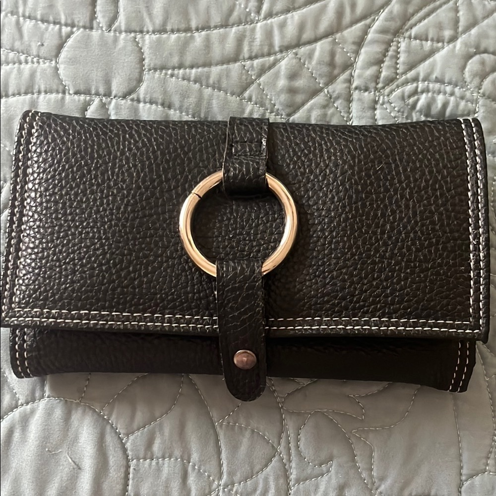 Black Jewelry Travel Bag with Classic Design